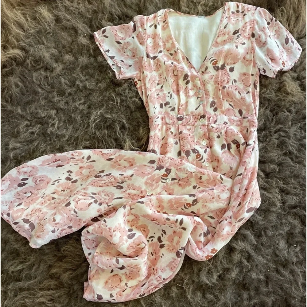 RARE Chan Luu button front midi dress - Picture 5 of 14